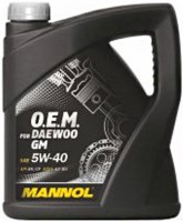 Photos - Engine Oil Mannol O.E.M. for Daewoo GM 5W-40 4 L