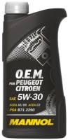 Photos - Engine Oil Mannol O.E.M. for Peugeot Citroen 5W-30 1 L