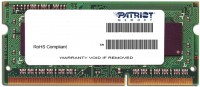 RAM Patriot Memory Signature SO-DIMM DDR3 1x4Gb PSD34G16002S
