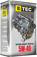 Photos - Engine Oil E-TEC EVO 5W-40 4 L