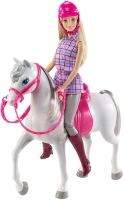 Photos - Doll Barbie Doll and Horse DHB68 