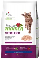 Cat Food Trainer Adult Sterilised with White Fresh Meats  3 kg