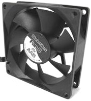 Photos - Computer Cooling AAB Black Silent Fan 8 2000rpm 