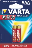 Photos - Battery Varta Max Tech  2xAAA