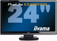 Monitor Iiyama ProLite E2407HDS 24 "  black