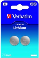 Photos - Battery Verbatim Premium  2xCR2016