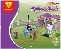 Photos - Construction Toy Dreamlock Rainbow Town 6501 