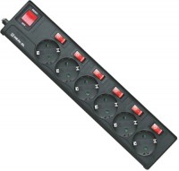 Photos - Surge Protector / Extension Lead REAL-EL RS-6 Extra 3m 