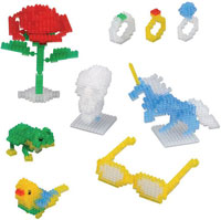 Photos - Construction Toy Nanoblock Clear Color Set NB-016 