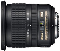 Camera Lens Nikon 10-24mm f/3.5-4.5G AF-S ED DX Nikkor 