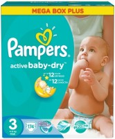 Photos - Nappies Pampers Active Baby 3 / 174 pcs 