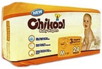 Photos - Nappies Chikool Baby Diapers M / 24 pcs 