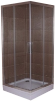 Photos - Shower Enclosure Aqua-World Sliding 100x100