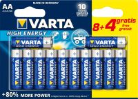 Photos - Battery Varta High Energy  12xAA