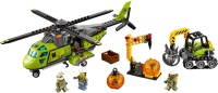 Construction Toy Lego Volcano Supply Helicopter 60123 