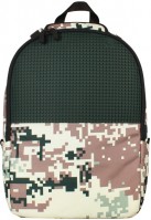 Photos - School Bag Upixel Camouflage Green 