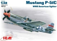 Model Building Kit ICM Mustang P-51C (1:48) 