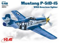 Model Building Kit ICM Mustang P-51D-15 (1:48) 