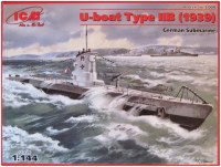 Model Building Kit ICM U-Boat Type IIB (1939) (1:144) 