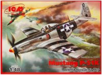 Photos - Model Building Kit ICM Mustang P-51K (1:48) 