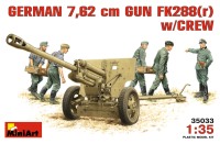 Photos - Model Building Kit MiniArt 7.62 cm Gun FK288(r) w/Crew (1:35) 