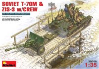 Photos - Model Building Kit MiniArt Soviet T-70M and ZIS-3 w/Crew (1:35) 