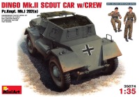 Model Building Kit MiniArt Dingo Mk.II Scout Car w/Crew (1:35) 