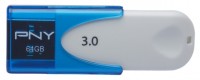 Photos - USB Flash Drive PNY Attache 4 3.0 64 GB