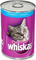 Photos - Cat Food Whiskas Adult Pate Tuna 0.4 kg 