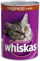 Photos - Cat Food Whiskas 1+ Canned with Turkey in Jelly 400 g 