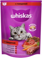 Photos - Cat Food Whiskas Adult Beef  350 g