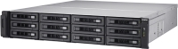 Photos - NAS Server QNAP TVS-EC1280U-SAS-RP-16G RAM 16 GB