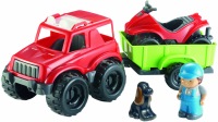 Photos - Construction Toy Ecoiffier Foresters 4x4 with Trailer 3216 