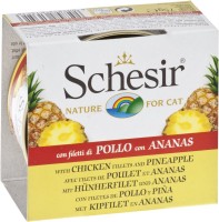 Photos - Cat Food Schesir Adult Canned Chicken/Pineapple 75 g 