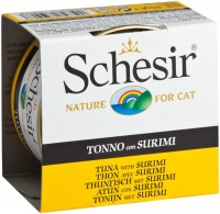 Photos - Cat Food Schesir Adult Canned Tuna/Surimi 