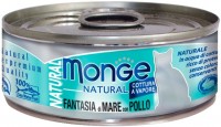 Photos - Cat Food Monge Natural Adult Canned Chicken/Seafood 0.08 kg 