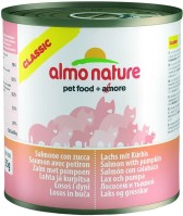 Cat Food Almo Nature Adult Classic Salmon/Pumpkin 0.28 kg 
