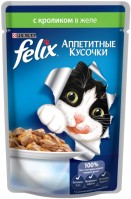 Photos - Cat Food Felix Packaging Adult Fantastic Jelly Rabbit 10 pcs 