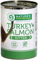 Photos - Cat Food Natures Protection Kitten Canned Turkey/Salmon  400 g