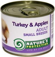 Photos - Dog Food Natures Protection Adult Canned Small Breeds Turkey/Apples 0.2 kg 1