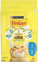 Photos - Cat Food Friskies Adult Sterilised Salmon  10 kg