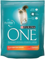 Photos - Cat Food Purina ONE Adult Chicken/Cereals  0.75 kg