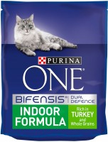 Photos - Cat Food Purina ONE Indoor Turkey/Cereals  200 g
