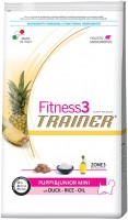 Photos - Dog Food Trainer Fitness3 Puppy and Junior Mini Duck/Rice/Oil 