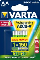 Photos - Battery Varta Rechargeable Accu  2xAA 2400 mAh