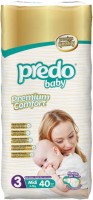 Photos - Nappies Predo Baby Diapers 3 / 40 pcs 