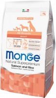 Photos - Dog Food Monge Speciality Adult All Breed Salmon/Rice 