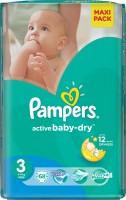 Photos - Nappies Pampers Active Baby-Dry 3 / 68 pcs 