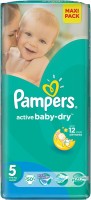 Photos - Nappies Pampers Active Baby-Dry 5 / 50 pcs 