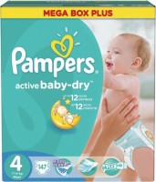 Photos - Nappies Pampers Active Baby-Dry 4 / 147 pcs 